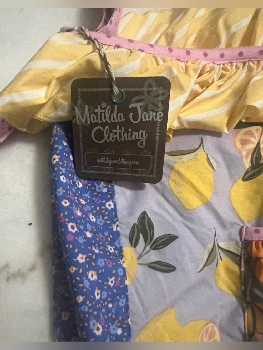 Matilda Jane  Adventure Begins Lemon Zest Joey Bag Tote Overnight Bag NWT